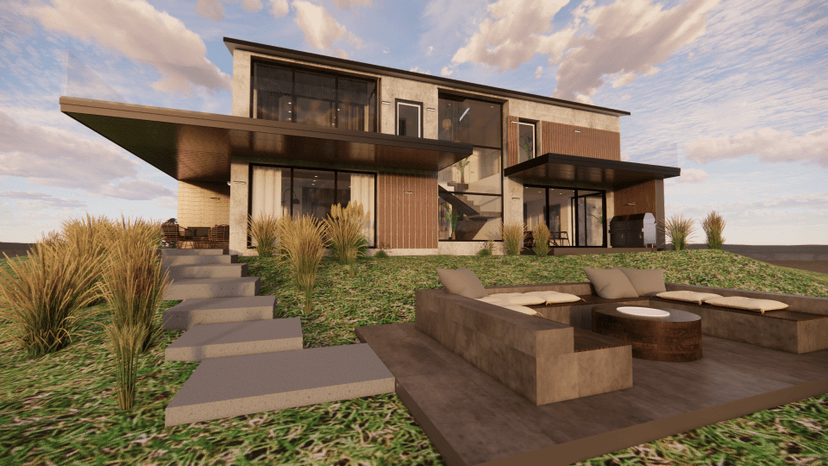 Two-Story Family House with Basement